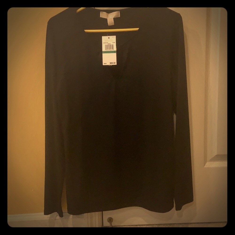 NWT Michael Kors long sleeve blouse